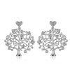 Orecchini donna Luca Barra Albero della vita con strass OK868