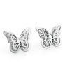 Orecchini donna S'agapo' con farfalle linea Mariposa SMP21
