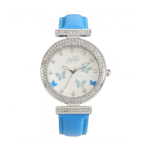 Orologio-donna-Didofá-con-farfalle-blu-DF-3012F Orologio donna Didofà con farfalle blu DF-3012F