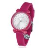 Orologio donna Luca Barra fucsia con ciondolo quadrifoglio BW223