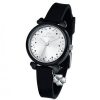 Orologio donna Luca Barra nero con ciondolo quadrifoglio BW224