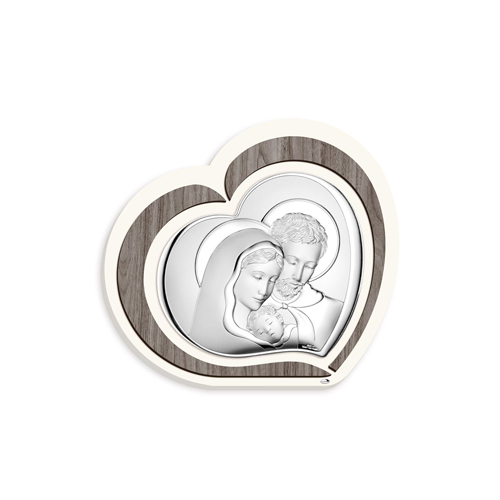 Sacra-Famiglia-in-argento-laminato-Valenti-10,5x9-cm-L220-1 Sacra Famiglia in argento laminato Valenti 10,5x9 cm L220-1