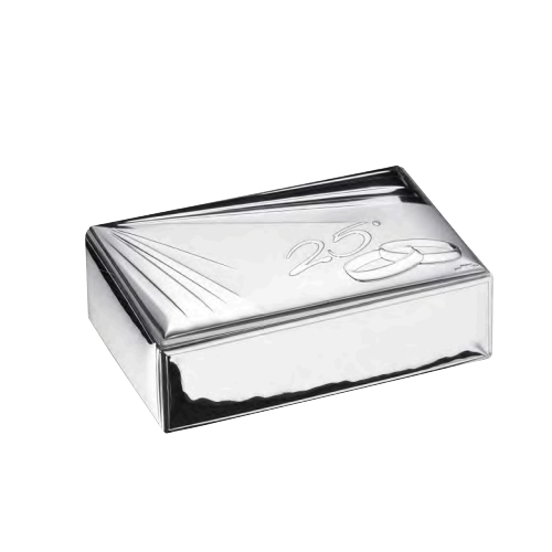 Scatola-portagioielli-in-argento-laminato-Nozze-d'argento-Valenti-40615-2 Scatola portagioielli in argento laminato Nozze d’argento Valenti 40615-2