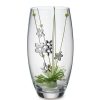 Vaso in cristallo Valenti con margherite 16203