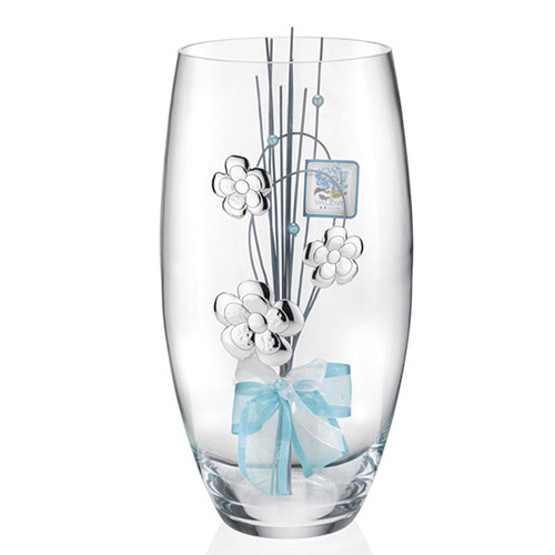 Vaso-in-cristallo-Valenti-con-margherite-tuchesi-16203 Vaso in cristallo Valenti con margherite tuchesi 16203