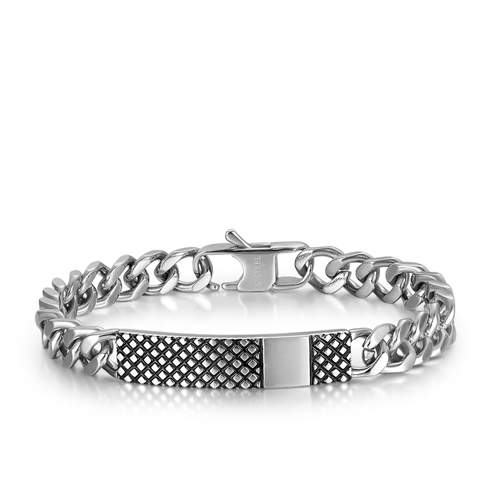 Bracciale-uomo-Luca-Barra-con-piastrina-BA1119 Bracciale uomo Luca Barra con piastrina BA1119