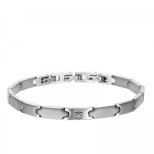 Bracciale-uomo-Luca-Barra-simbolo-infinito-BA992 Bracciale uomo Luca Barra simbolo infinito BA992