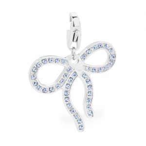 Charm donna S’agapo’ linea HAPPY Fiocco Azzurro SHA84
