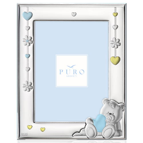 Cornice-bimbo-in-argento-laminato-PURO-13x18-81501-13C Cornice bimbo in argento laminato PURO 13x18 81501-13C