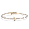 Bracciale a elastico donna Luca Barra con Luna rosata BK1866