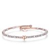 Bracciale a elastico donna Luca Barra con Stella rosata BK1860