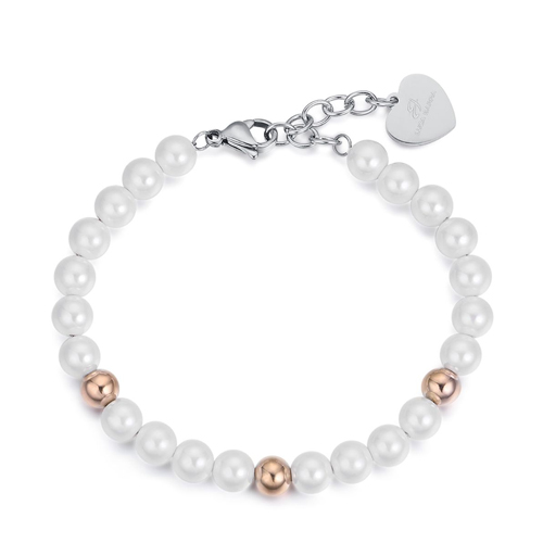Bracciale-di-perle-donna-Luca-Barra-con-sfere-BK1892 Bracciale di perle donna Luca Barra con sfere BK1892