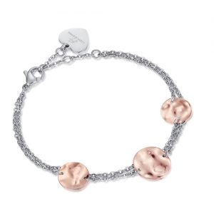 Bracciale donna Luca Barra Effetto Martellato BK1840