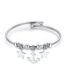 Bracciale donna Luca Barra con Ancora e Stelle BK1920