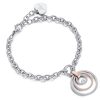 Bracciale donna Luca Barra con Cerchi bicolore BK1883