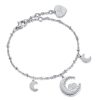 Bracciale donna Luca Barra con Luna e Cuore BK1901