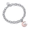 Bracciale donna Luca Barra con Luna e Cuore rosati BK1902