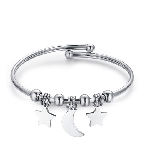 Bracciale-donna-Luca-Barra-con-Luna-e-Stelle-BK1915 Bracciale donna Luca Barra con Luna e Stelle BK1915