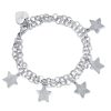 Bracciale donna Luca Barra con Stelle glitterate bianche BK1889