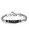 Bracciale uomo Luca Barra con Ancora BA1162