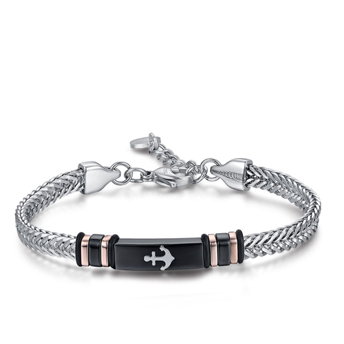 Bracciale-uomo-Luca-Barra-con-Ancora-BA1162 Bracciale uomo Luca Barra con Ancora BA1162