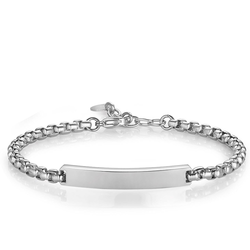 Bracciale-uomo-Luca-Barra-con-piastrina-BA1092 Bracciale uomo Luca Barra con piastrina BA1092