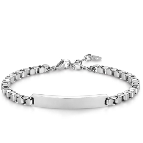 Bracciale-uomo-Luca-Barra-con-piastrina-BA1093 Bracciale uomo Luca Barra con piastrina BA1093