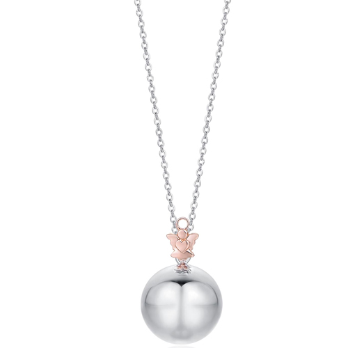 Collana-donna-Luca-Barra-Chiama-Angeli-con-angioletto-CK1463 Collana donna Luca Barra Chiama Angeli con angioletto CK1463