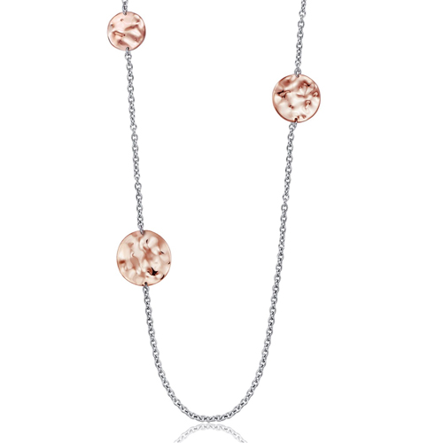 Collana-donna-Luca-Barra-Effetto-Martellato-CK1398 Collana donna Luca Barra Effetto Martellato CK1398