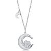 Collana donna Luca Barra con Luna e Cuore CK1451