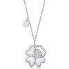 Collana donna Luca Barra con Quadrifoglio e Cuore CK1455
