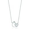 Collana donna Melitea Gioielli con Anello e Cuore MC259