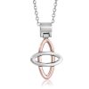 Collana uomo Luca Barra con Croce Stilizzata bicolore CA409