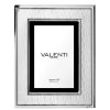 Cornice Valenti in argento laminato bordo perlinato 52074-5L