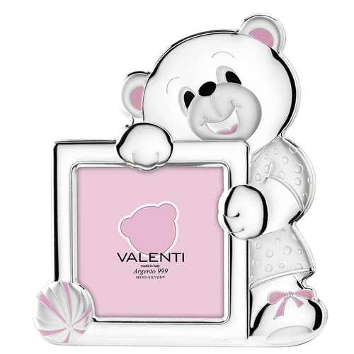 Cornice-bimba-in-argento-laminato-Valenti-Orsetto-71519-3LRA Cornice bimba in argento laminato Valenti Orsetto 71519-3LRA