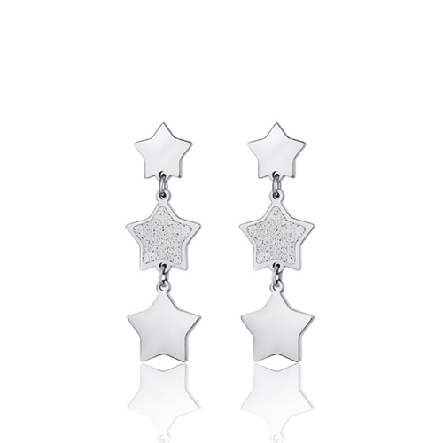 Orecchini-donna-pendenti-Luca-Barra-con-stelle-OK1058 Orecchini donna pendenti Luca Barra con stelle OK1058