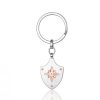 Portachiavi Luca Barra con Rosa Dei Venti rosata PK207