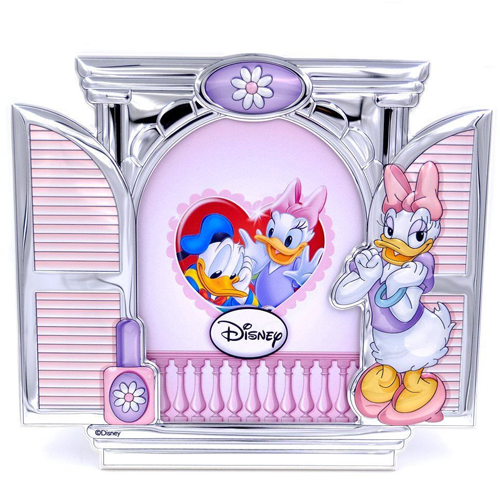 Cornice-bimba-in-argento-laminato-Valenti-linea-Disney-Paperina-D265-4LRA Cornice bimba in argento laminato Valenti linea Disney Paperina D265-4LRA