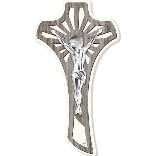 Crocifisso-in-argento-laminato-Valenti-L280-1 Crocifisso in argento laminato Valenti L280-1