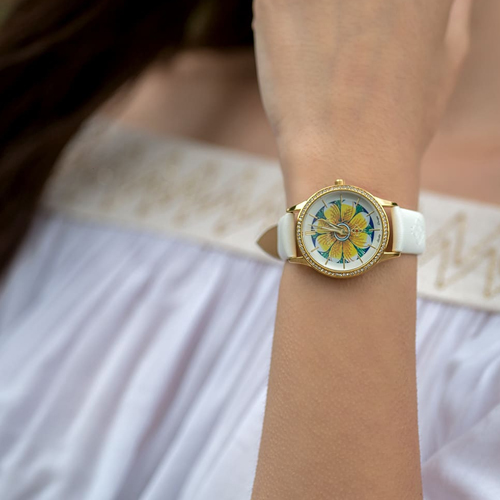 Orologio-donna-Camurria-''U-Girasuli''-CW06GP1 Orologio donna Camurria ''U Girasuli'' CW06GP1