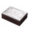 Scatola portagioielli in argento laminato Valenti con Fedi 6134-2