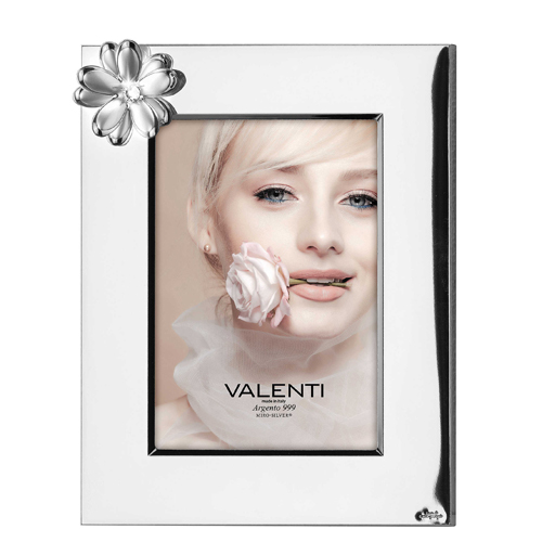 Cornice-in-argento-laminato-Valenti-con-Fiore-18x24-52086-5l Cornice in argento laminato Valenti con Fiore 18x24 52086-5l