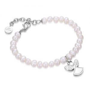 Bracciale di perle donna Luca Barra con Angelo BK1580