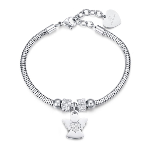 Bracciale-donna-Luca-Barra-con-Angelo-BK1939 Bracciale donna Luca Barra con Angelo BK1939