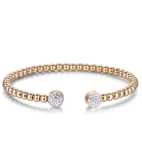 Bracciale-donna-rigido-con-Cristalli-BK1858 Bracciale donna rigido con Cristalli BK1858