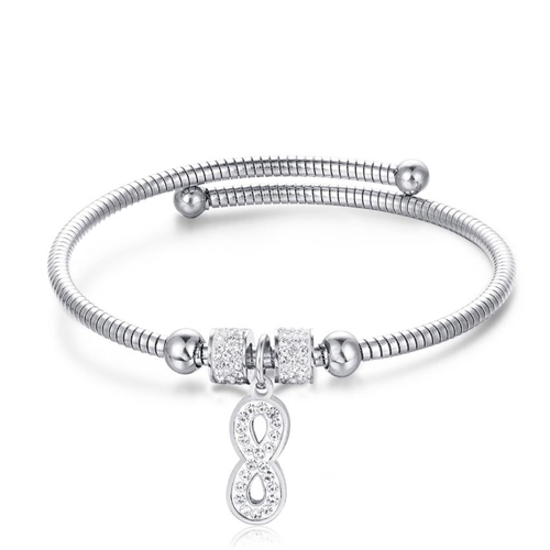 Bracciale-donna-rigido-con-Simbolo-Infinito-BK1943 Bracciale donna rigido con Simbolo Infinito BK1943