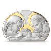 Capezzale in argento laminato Puro Sacra Famiglia 8413-4