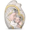 Capezzale in argento laminato Puro Sacra Maternità 8411/5SM