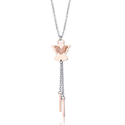 Collana-donna-Luca-Barra-Pendente-Angelo-CK1475 Collana donna Luca Barra Pendente Angelo CK1475