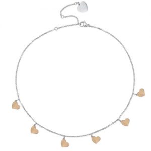 Collana donna Luca Barra con Cuori CK1433